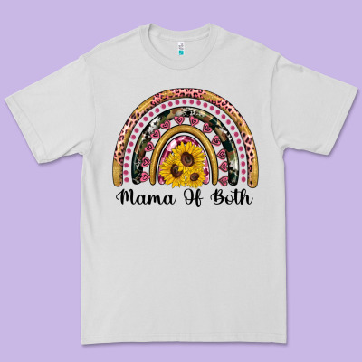 Mama Of Both Rainbow Premium Tee Designed By Artiststas