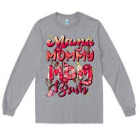 Heather Grey mom bruh Long Sleeve Tee - JahusDesignShop