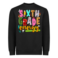 Black sixth grade energy Heavyweight Sweatshirt - texasbilliewilder