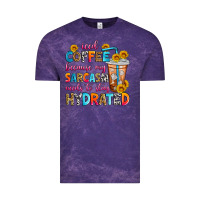 Cloud Purple iced coffee because my sarcasm needs to stay hydra Vintage Tee - Zillion Design Studio