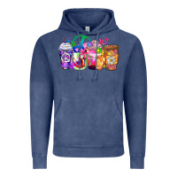 Vintage Denim hippie coffee cups Vintage Hoodie - Zillion Design Studio