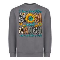 Storm i have two titles mom and nanny and i rock them bo Heavyweight Sweatshirt - Zillion Design Studio