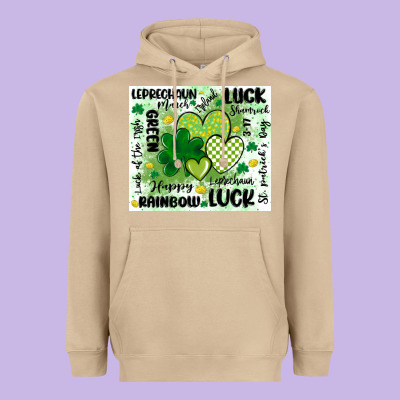 St Patricks Day Heavyweight Hoodie Designed By Maliassmallbusiness
