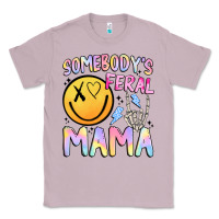 Lilac somebody's feral mama Classic Tee - JahusDesignShop
