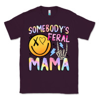 Plum somebody's feral mama Classic Tee - JahusDesignShop