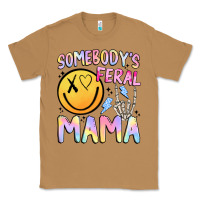 Toasted Coconut somebody's feral mama Classic Tee - JahusDesignShop