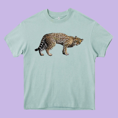 Ocelot Heavy Core Tee Designed By Lillyallendesigns