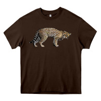 Chocolate Brown Ocelot Heavy Core Tee - LillyAllenDesigns