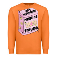 Carrot let's normalize healing trauma Premium Sweatshirt - MaliasSmallBusiness