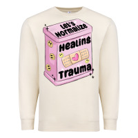 Sandshell let's normalize healing trauma Premium Sweatshirt - MaliasSmallBusiness