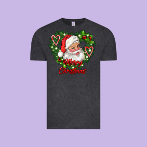 Merry Christmas Santa Vintage Tee Designed By Ranaportraitstore