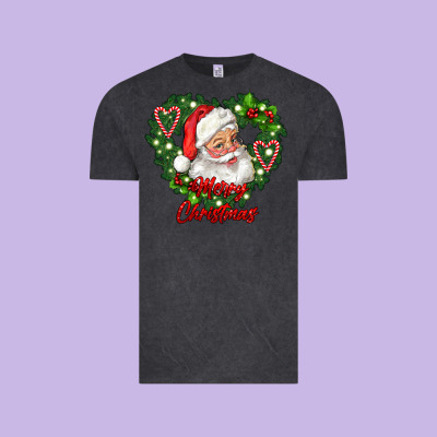 Merry Christmas Santa Vintage Tee Designed By Ranaportraitstore
