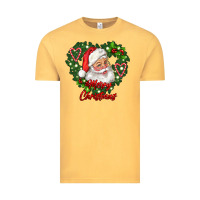 Vintage Mustard merry christmas santa Vintage Tee - RanaPortraitStore