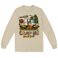 Mushroom if i am drunk its my camping friends fault Long Sleeve Tee - AdoDesignShop