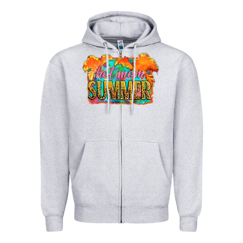 Hot Mom Summer Zipper Hoodie by Artiststas | Teevron