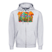 Heather Grey hot mom summer Zipper Hoodie - Artiststas