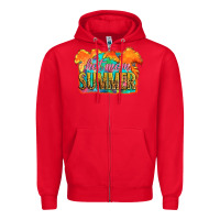 Red hot mom summer Zipper Hoodie - Artiststas