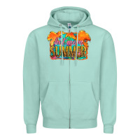 Seafoam hot mom summer Zipper Hoodie - Artiststas