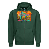 Sports Green hot mom summer Zipper Hoodie - Artiststas