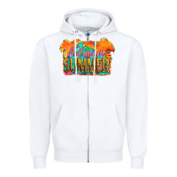 White hot mom summer Zipper Hoodie - Artiststas