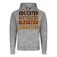 Cloud Rock melanin educated motivated elevated melanated Vintage Hoodie - texasbilliewilder