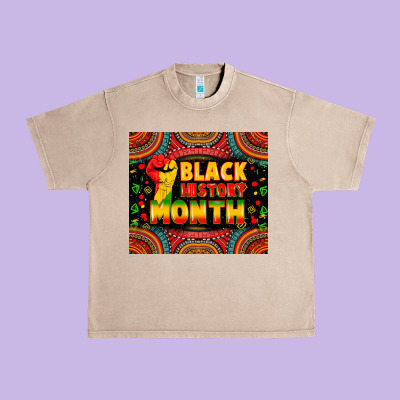 Black History Month Urban Heavy Tee Designed By Zillion Design Studio
