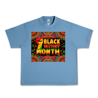 Pebble Blue Black History Month Urban Heavy Tee - Zillion Design Studio
