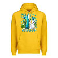 Lemon My 1 St Winter With Cute Snowman Premium Hoodie - BundleAndBundleShop
