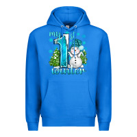 True Royal My 1 St Winter With Cute Snowman Premium Hoodie - BundleAndBundleShop