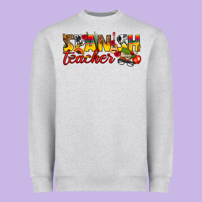 Spanish Teacher Heavyweight Sweatshirt Designed By Texasbilliewilder