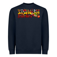 Navy spanish teacher Heavyweight Sweatshirt - texasbilliewilder