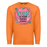 Carrot stop no energy vampires allowed Premium Sweatshirt - MaliasSmallBusiness