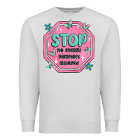 Dove Grey stop no energy vampires allowed Premium Sweatshirt - MaliasSmallBusiness