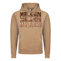 Vintage Coffee melanin melanin melanin Vintage Hoodie - texasbilliewilder