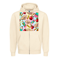 Sandshell school seamless pattern Zipper Hoodie - BundleAndBundleShop