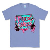 Colony Blue fuck cancer Classic Tee - AdoDesignShop
