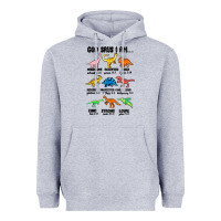 Heather Grey god says i am dinosaurs handsome Heavyweight Hoodie - MaliasSmallBusiness