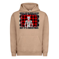 Pigment Burro When You re Dead Inside But It Christmas Skeleton Urban Hoodie - Bettercallsaul