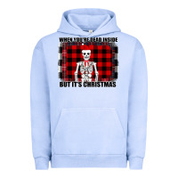 Pigment Grape Ice When You re Dead Inside But It Christmas Skeleton Urban Hoodie - Bettercallsaul
