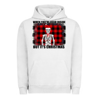 Pigment Lunar Rock When You re Dead Inside But It Christmas Skeleton Urban Hoodie - Bettercallsaul