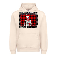 Sandshell When You re Dead Inside But It Christmas Skeleton Urban Hoodie - Bettercallsaul