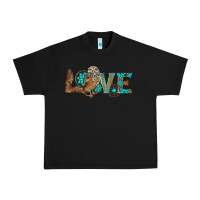 Black owl love Urban Heavy Tee - BarkalooDesign