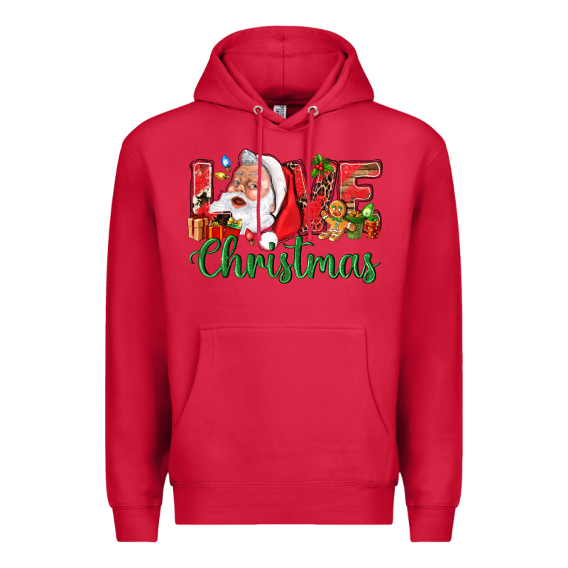 Love Christmas With Santa Premium Hoodie by BundleAndBundleShop | Teevron