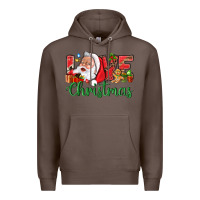 Coffee Love Christmas With Santa Premium Hoodie - BundleAndBundleShop