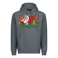 Rock Love Christmas With Santa Premium Hoodie - BundleAndBundleShop