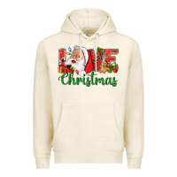 Tofu Love Christmas With Santa Premium Hoodie - BundleAndBundleShop