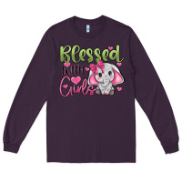 Plum blessed with girls Long Sleeve Tee - JahusDesignShop