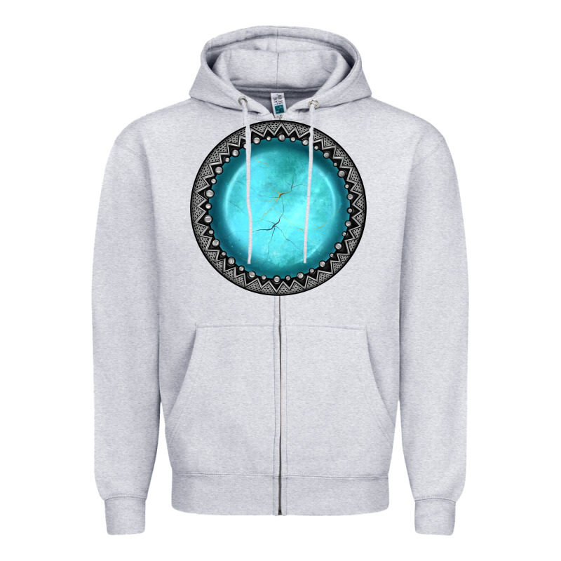 Gemstone Zipper Hoodie by JahusDesignShop | Teevron