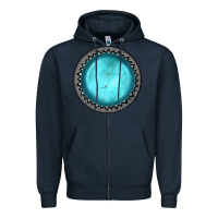 Navy gemstone Zipper Hoodie - JahusDesignShop