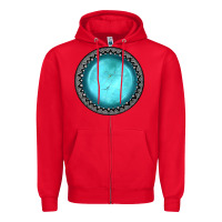 Red gemstone Zipper Hoodie - JahusDesignShop